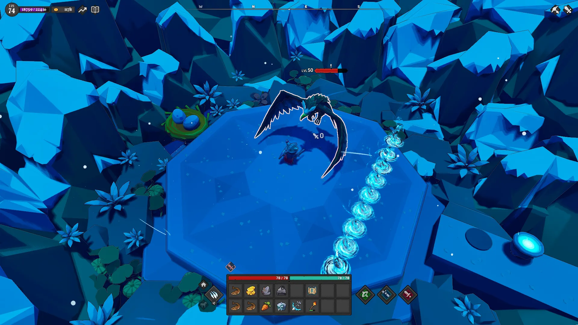 Circular battle arena screenshot